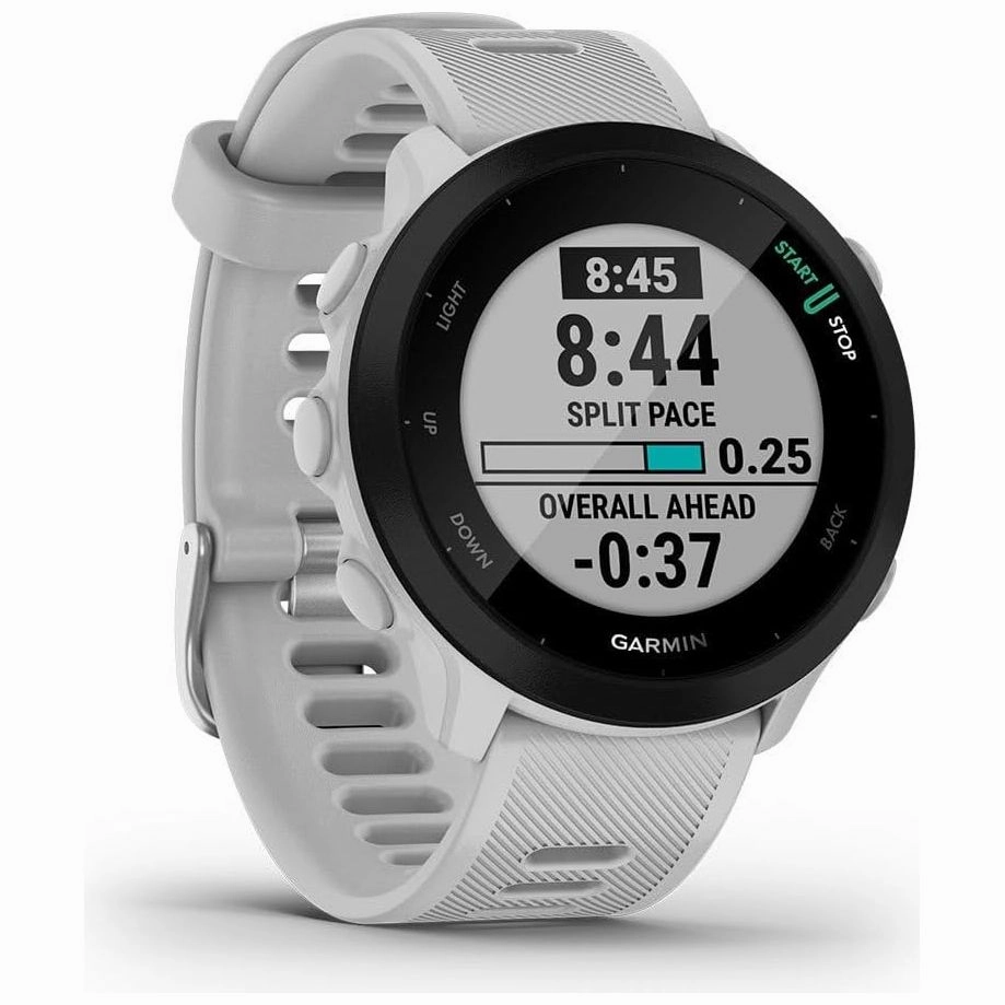 Garmin Forerunner 55 GPS 42mm Running Smartwatch  Whitestone