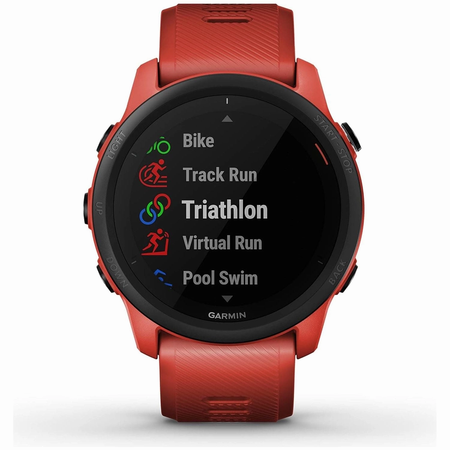 Garmin Forerunner 745 Lightweight GPS Running and Triathlon Smartwatch, Multisport Profile, Advanced Training Features, Music Storage, Safety and Tracking Features , Up to 7 days Battery Life, Red