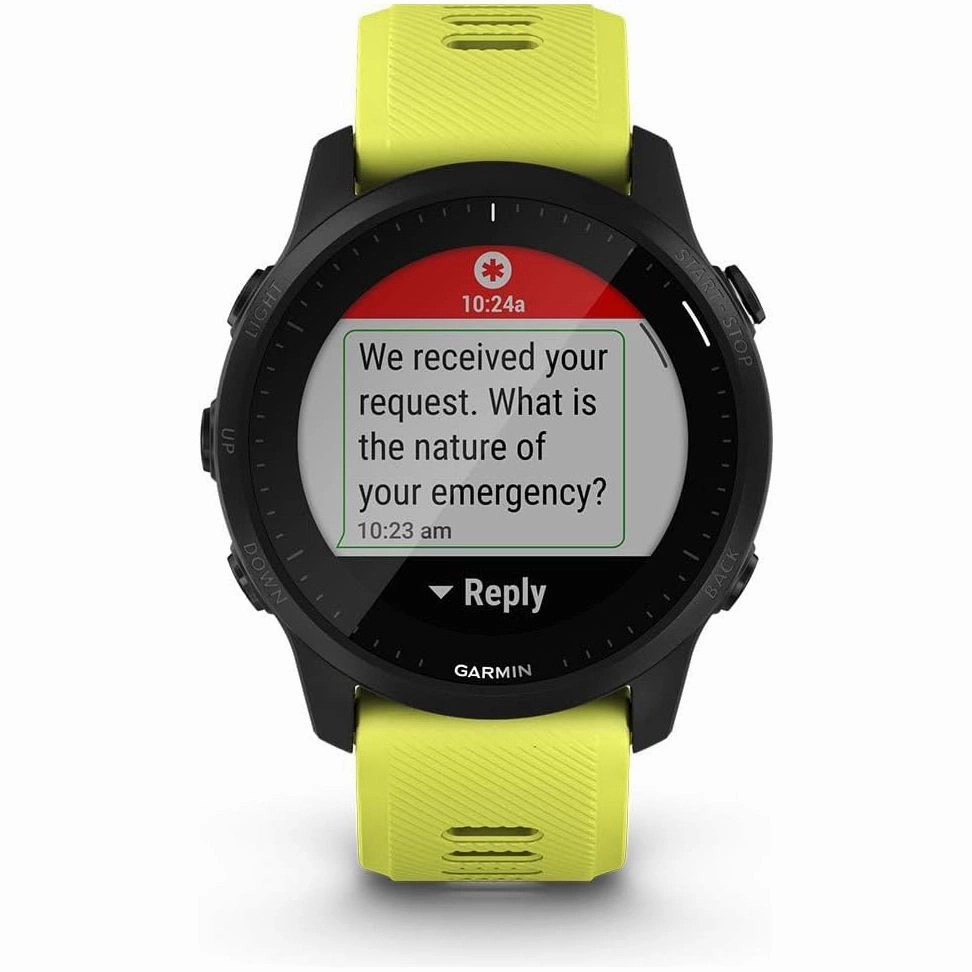 Garmin Forerunner 945 LTE GPS Smartwatch Yellow Performance Pack Edition