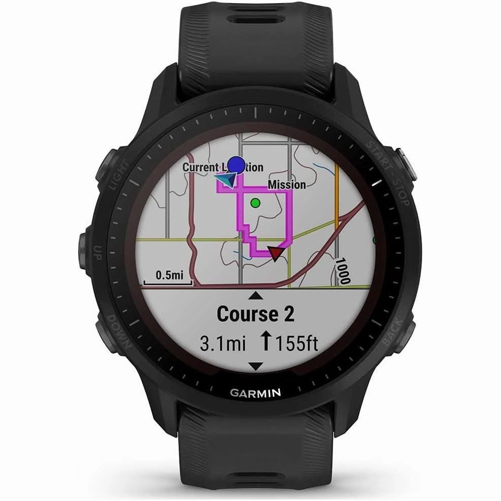 Garmin Forerunner 955 Solar GPS Smartwatch Black