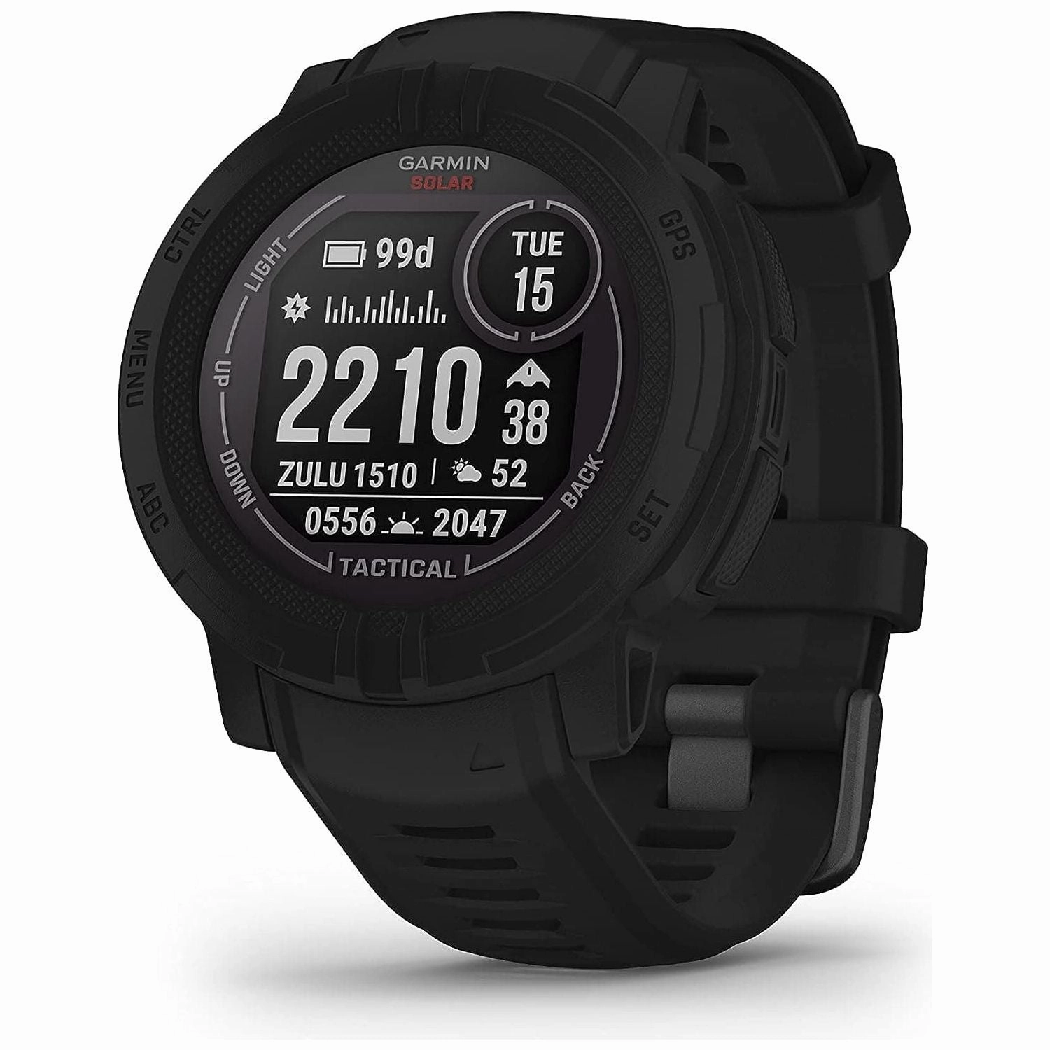 Garmin Instinct 2 Solar Tactical Edition Rugged GPS Smartwatch, Black