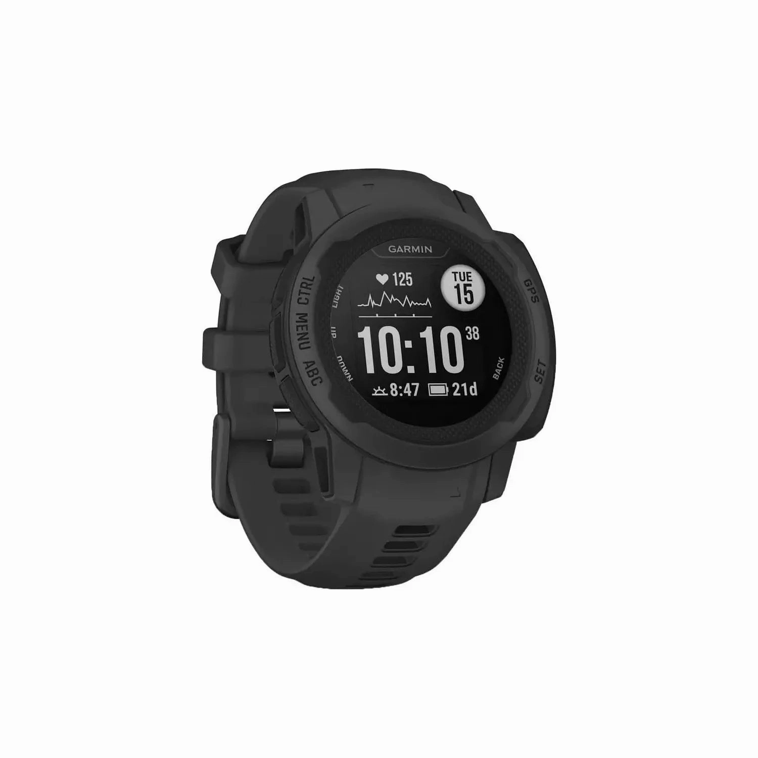 Garmin Instinct 2S Rugged GPS Smartwatch with Sports Apps & Health Monitoring - Graphite