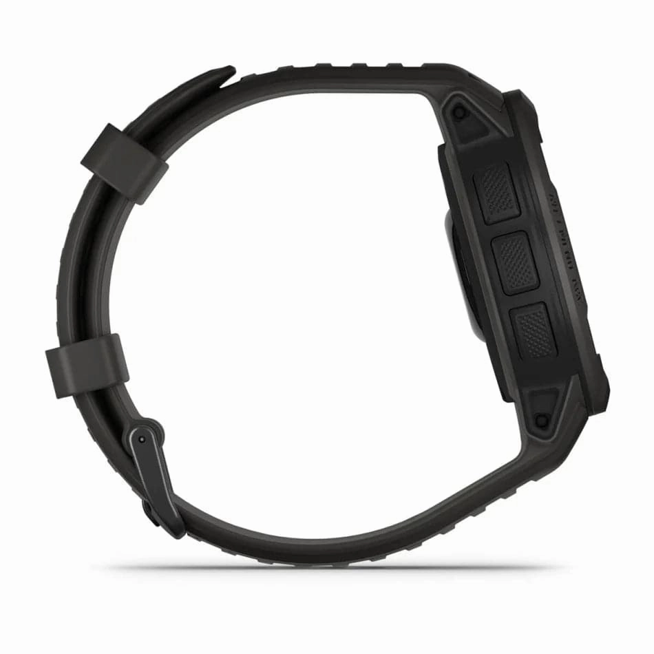 Garmin Instinct 2S SOLAR, Smaller Rugged GPS Smartwatch, Built-in Sports Apps and Health Monitoring, Solar Charging and Ultratough Design Features, Graphite