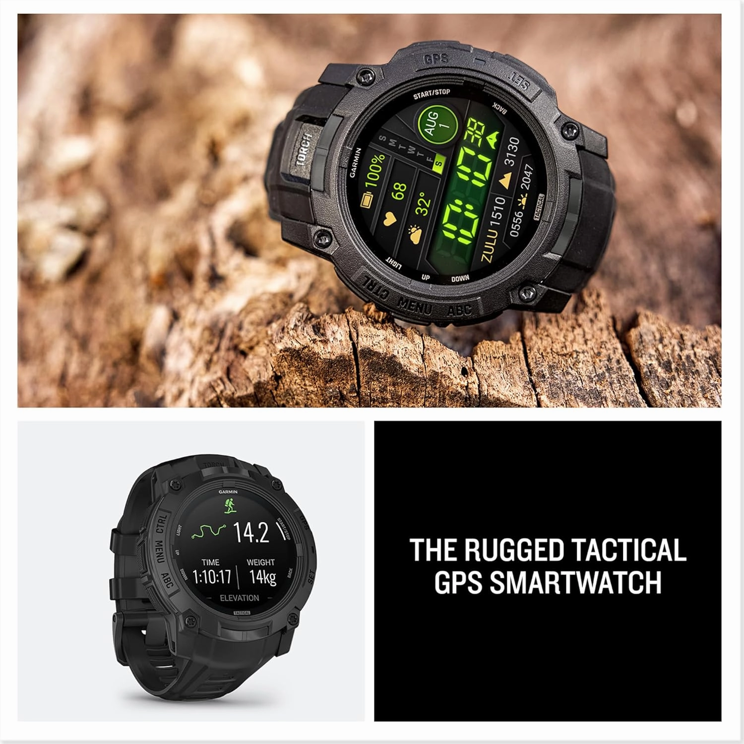 Garmin Instinct 3 Tactical Edition 50mm  Black