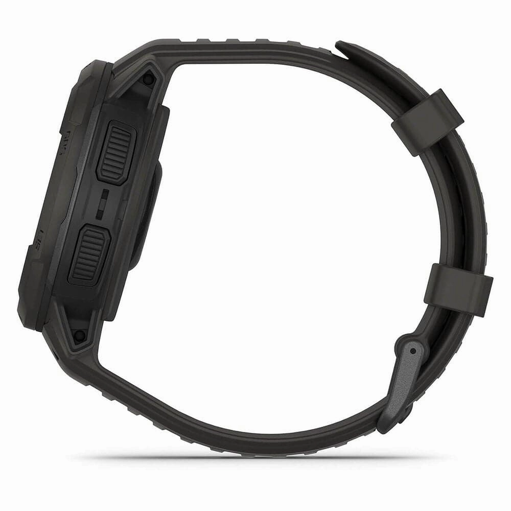 Garmin Instinct Crossover Solar  45mm Rugged Hybrid Smartwatch, Solar Charging, 70-Day Battery, GPS, SpO2 - Graphite