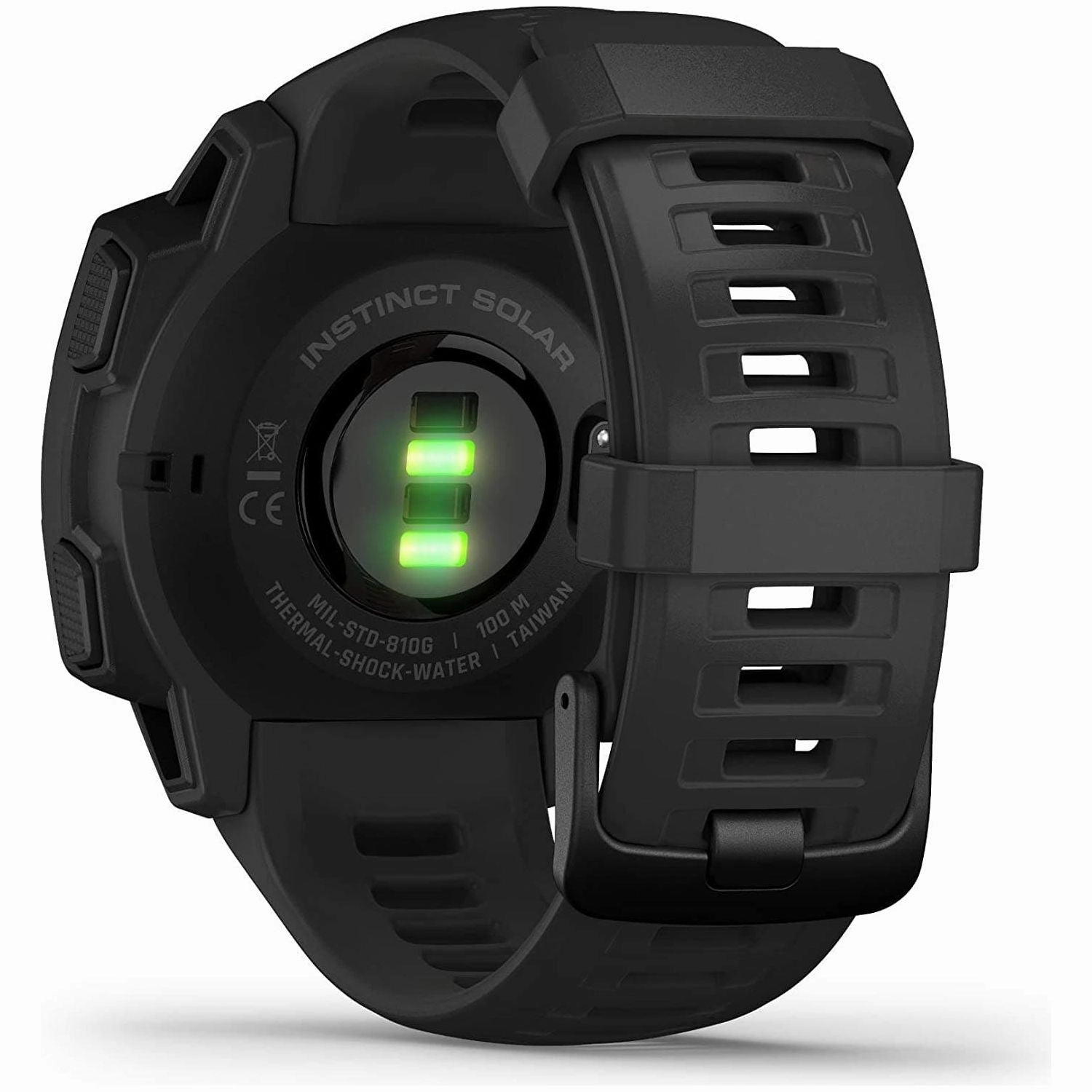 Garmin Instinct Solar Tactical, Solar-powered Rugged Outdoor Smartwatch with Tactical Features, Built-in Sports Apps and Health Monitoring, Black