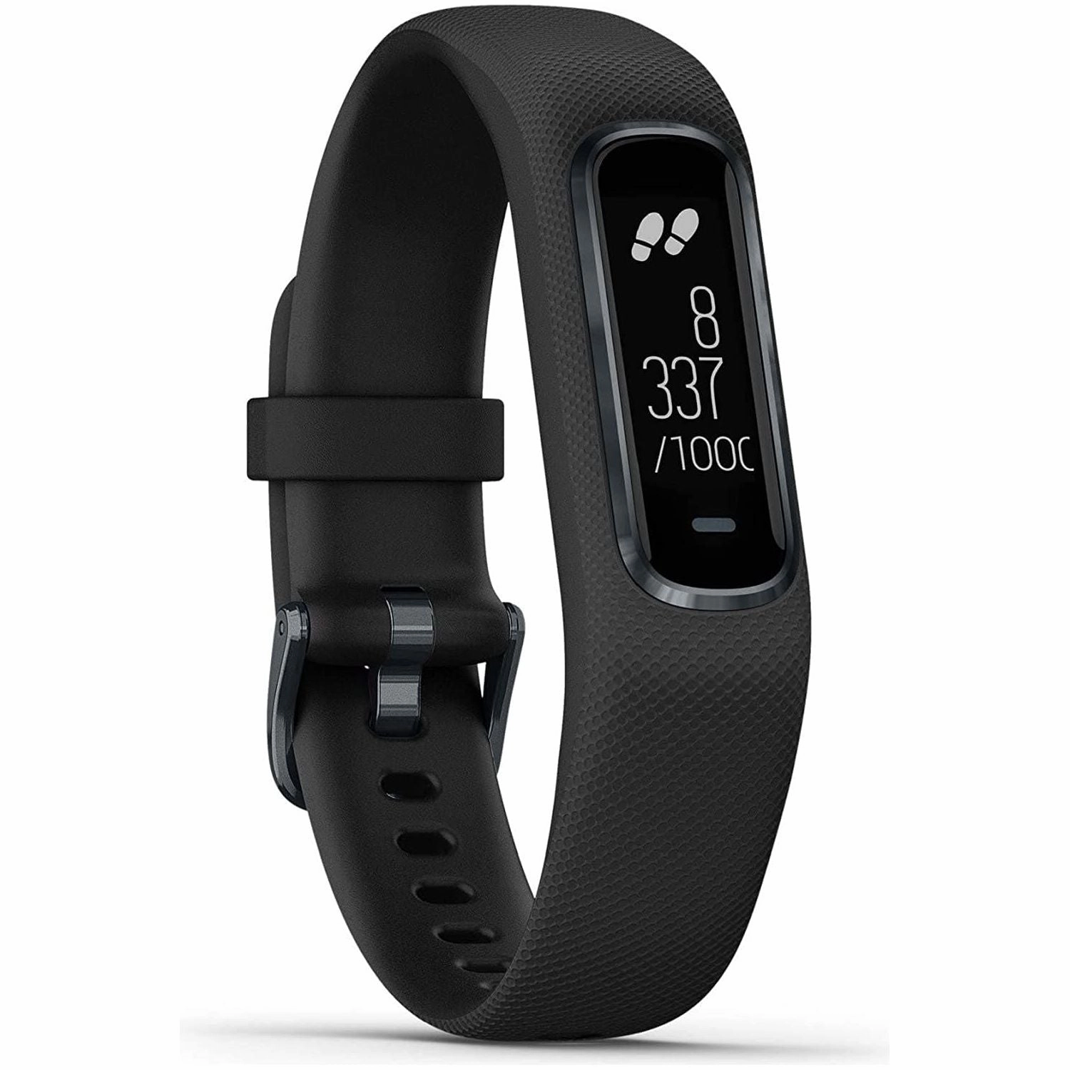 Garmin Large vivosmart 4 Smart Activity Tracker with Wrist-Based Heart Rate and Fitness Monitoring Tools - Black