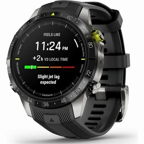 Garmin MARQ Athlete Gen 2 - 46mm Titanium Case, Black Bezel, Rubber Strap nintendo switch oled, nintendo switch deals, joy-con accessories