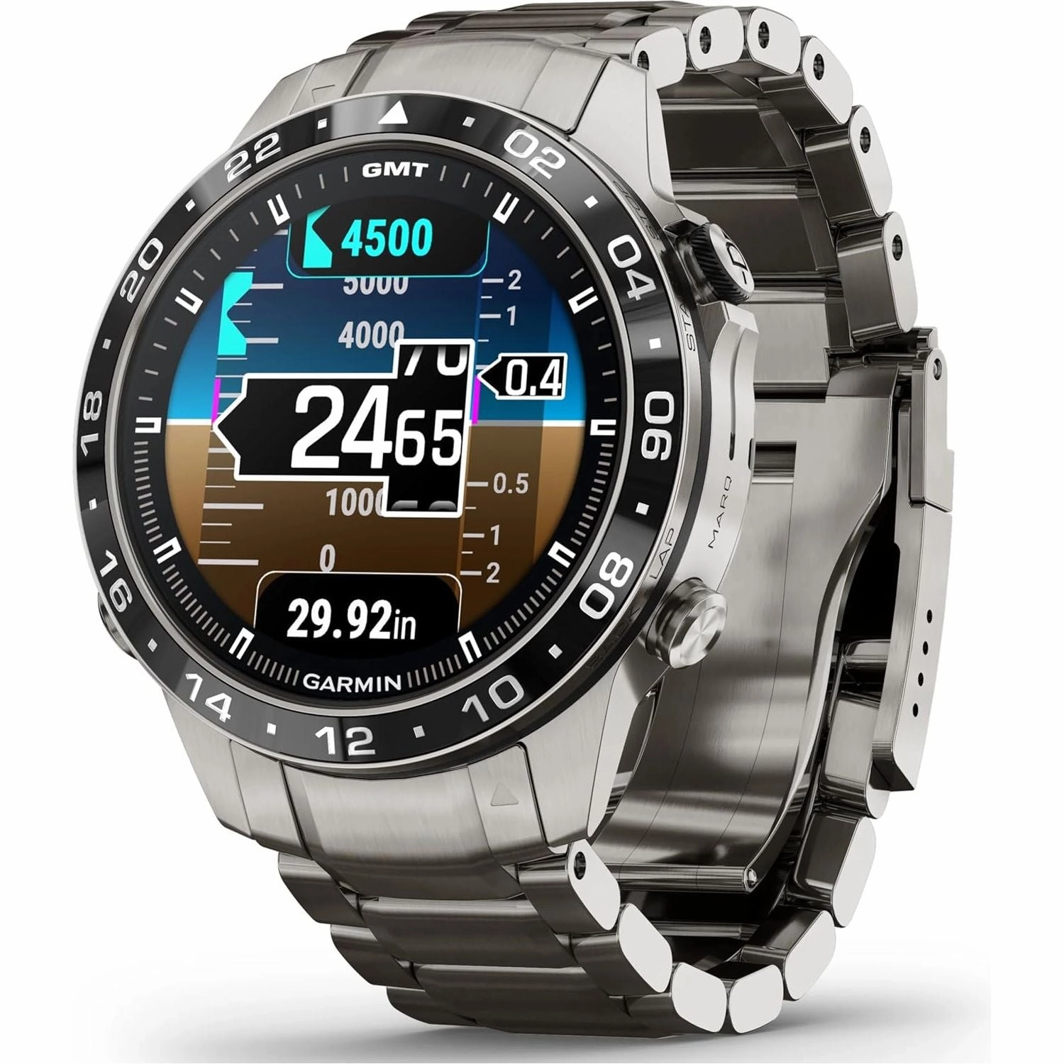 Garmin MARQ Aviator Gen 2 46mm Titanium Men's Smartwatch