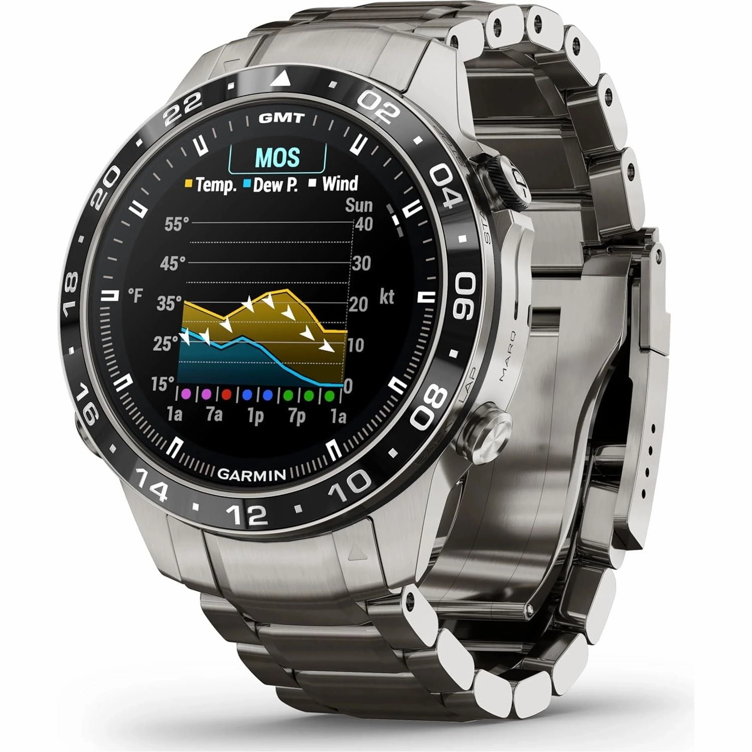 Garmin MARQ Aviator Gen 2 46mm Titanium Men's Smartwatch