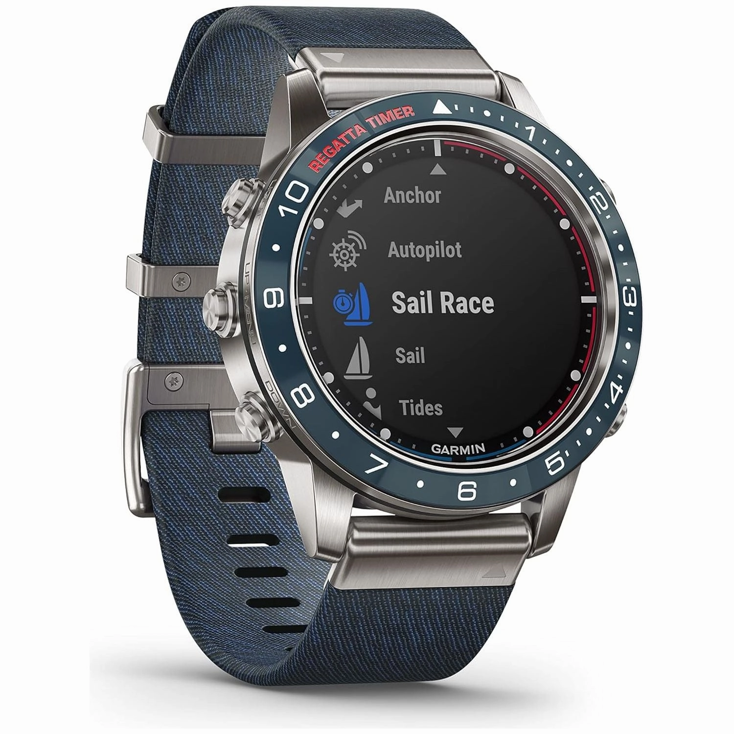 Garmin MARQ Captain Luxury Tool Watch - Advanced Nautical Features, Wind Speed, Tide, and Temperature Tracking