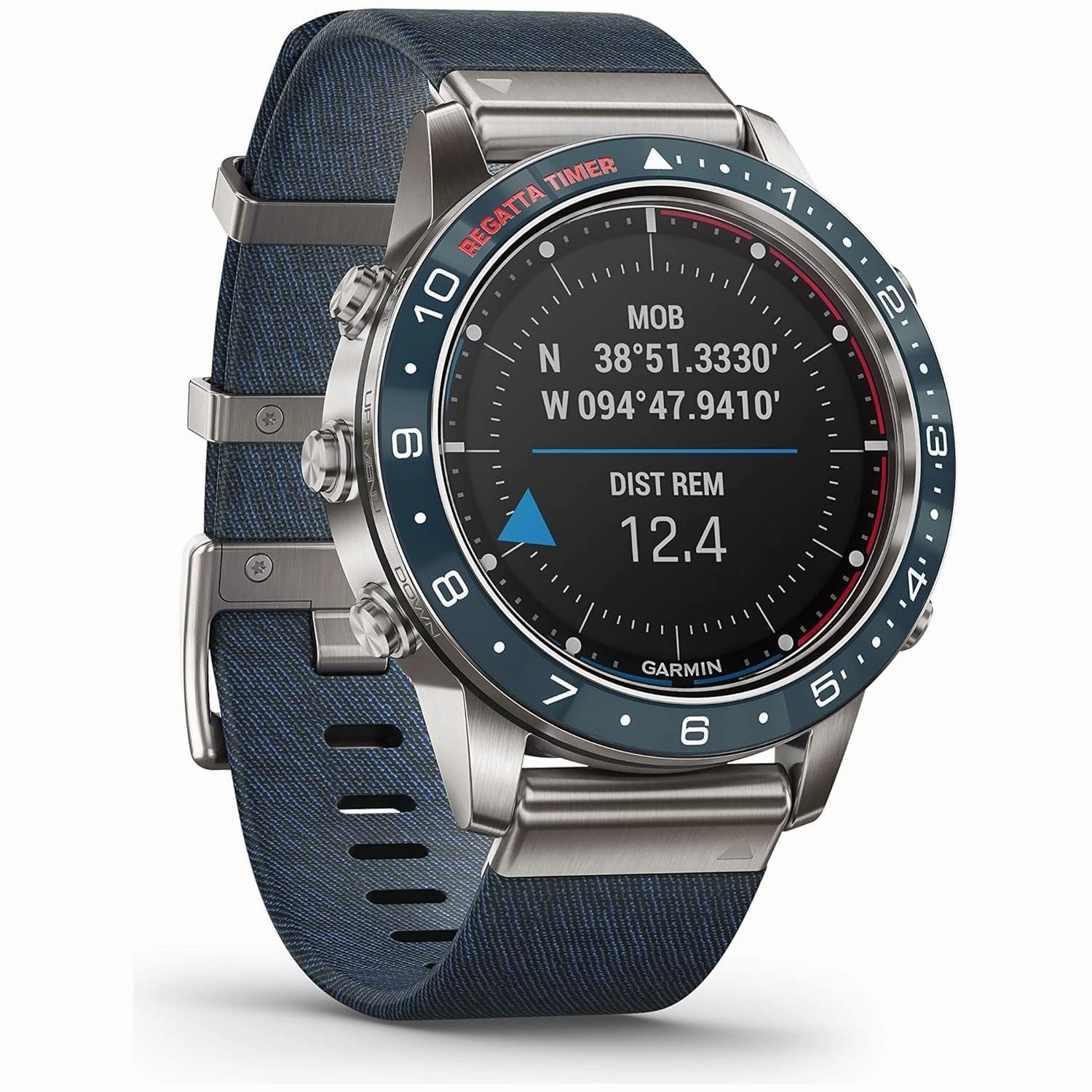 Garmin MARQ Captain Luxury Tool Watch - Advanced Nautical Features, Wind Speed, Tide, and Temperature Tracking