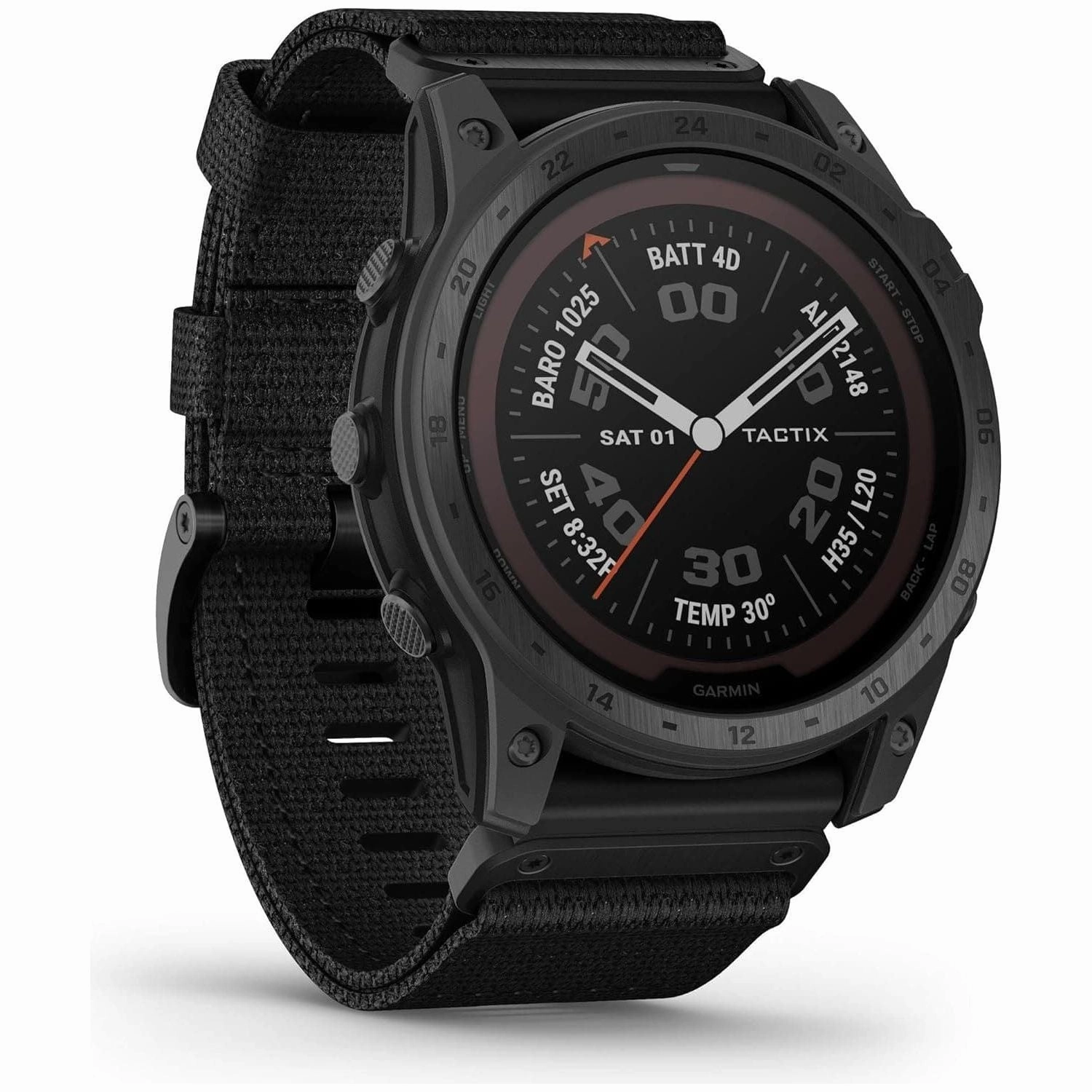 Garmin Tactix 7 Pro Solar Tactical GPS Smartwatch  Black