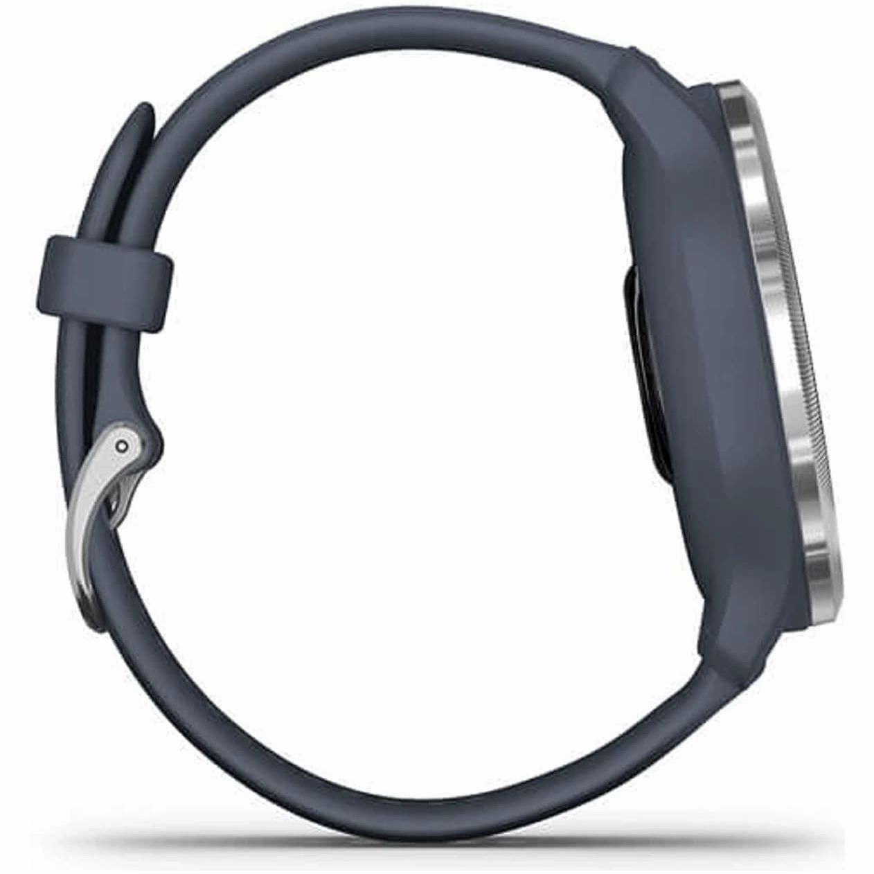 Garmin Venu 2 GPS smartwatch with all-day health monitoring, Silver Bezel with Granite Blue Case and Silicone Band
