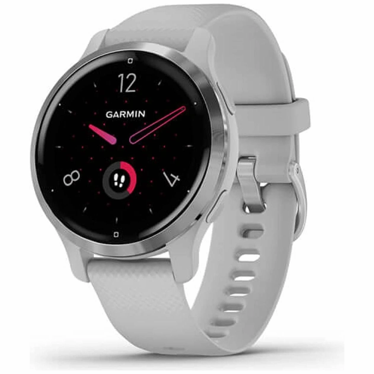 Garmin Venu 2S Smaller-sized GPS smartwatch with all-day health monitoring, Silver Bezel with Mist Grey Case and Silicone Band nintendo switch oled, nintendo switch deals, joy-con accessories