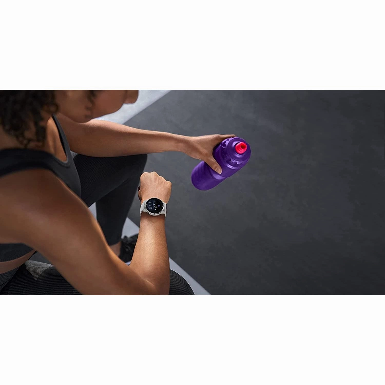 Garmin Venu 2S Smaller-sized GPS smartwatch with all-day health monitoring, Silver Bezel with Mist Grey Case and Silicone Band