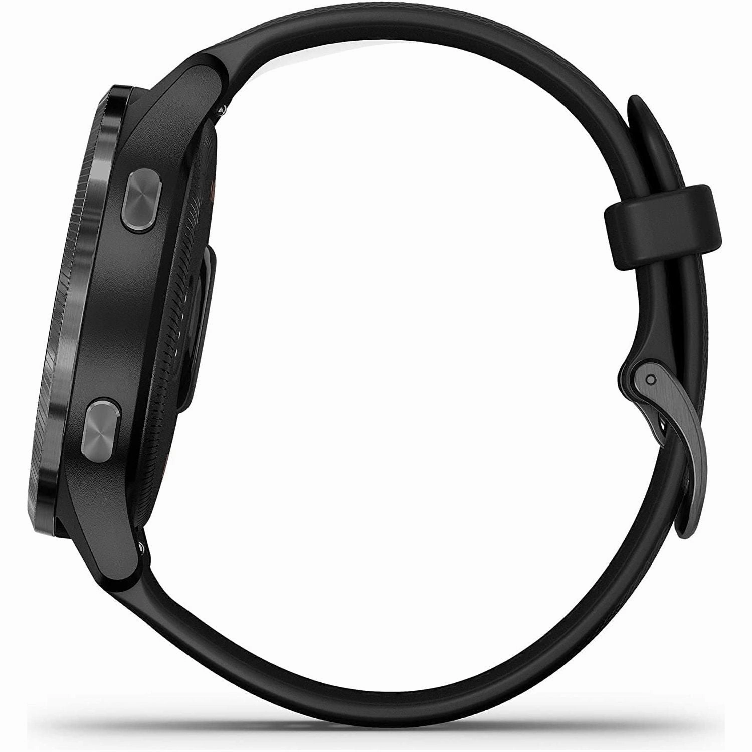 Garmin Venu Slate Stainless Steel Bezel with Black Case and Silicone Band