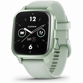 Garmin Venu SQ 2 GPS Smartwatch with All-day Health Monitoring, Cool Mint and Metallic Mint nintendo switch oled, nintendo switch deals, joy-con accessories