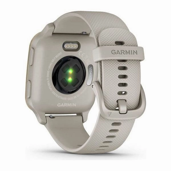 Garmin Venu Sq 2 Music - French Grey & Cream Gold