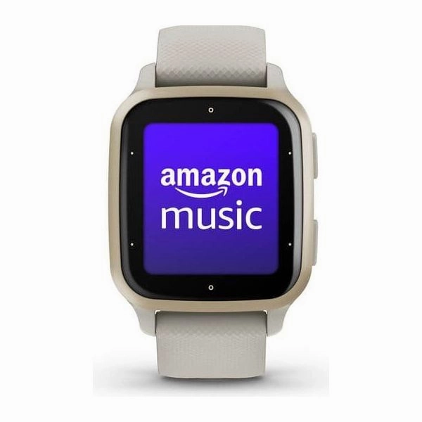 Garmin Venu Sq 2 Music - French Grey & Cream Gold