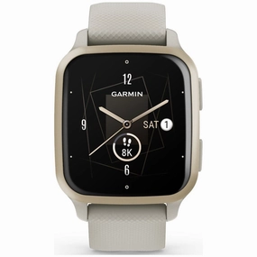 Garmin Venu Sq 2 Music - French Grey & Cream Gold nintendo switch oled, nintendo switch deals, joy-con accessories