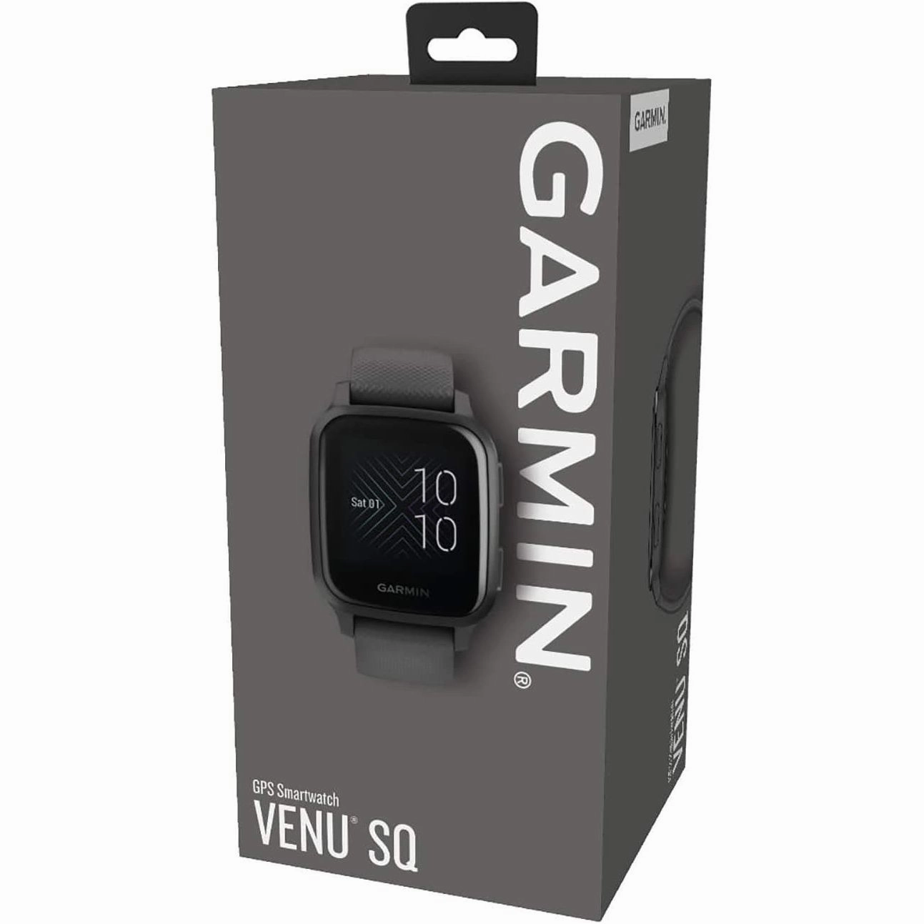 Garmin Venu Sq GPS Smartwatch with All-day Health Monitoring and Fitness Features, Built-in Sports Apps and More, Shadow Grey with Slate Bezel