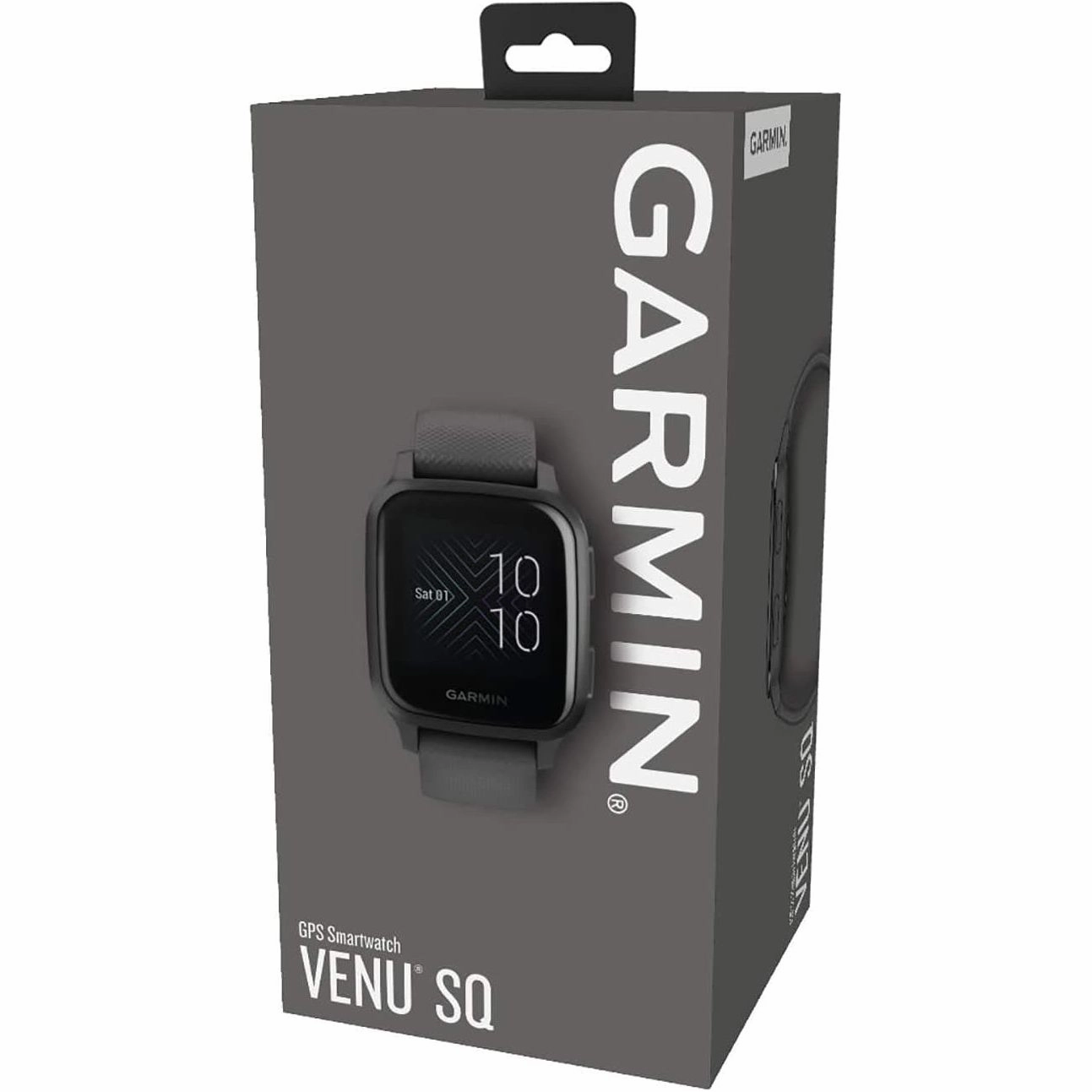 Garmin Venu Sq GPS Smartwatch with All-day Health Monitoring and Fitness Features, Built-in Sports Apps and More, Shadow Grey with Slate Bezel