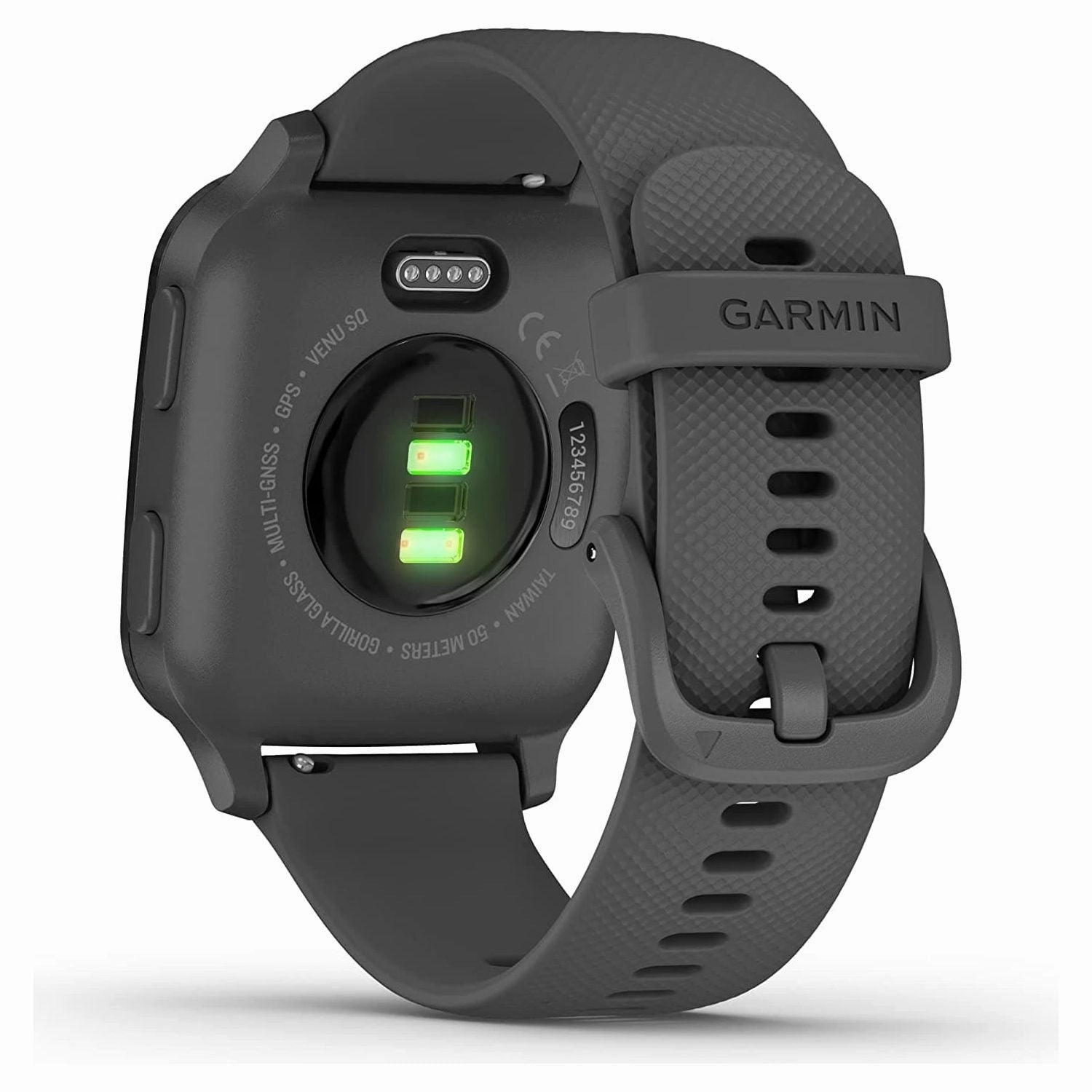 Garmin Venu Sq GPS Smartwatch with All-day Health Monitoring and Fitness Features, Built-in Sports Apps and More, Shadow Grey with Slate Bezel