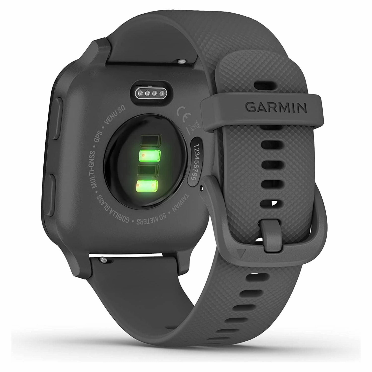 Garmin Venu Sq GPS Smartwatch with All-day Health Monitoring and Fitness Features, Built-in Sports Apps and More, Shadow Grey with Slate Bezel