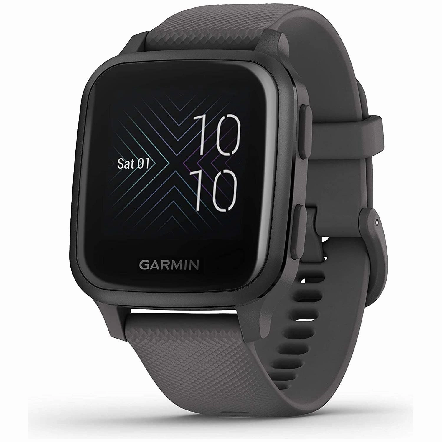 Garmin Venu Sq GPS Smartwatch with All-day Health Monitoring and Fitness Features, Built-in Sports Apps and More, Shadow Grey with Slate Bezel