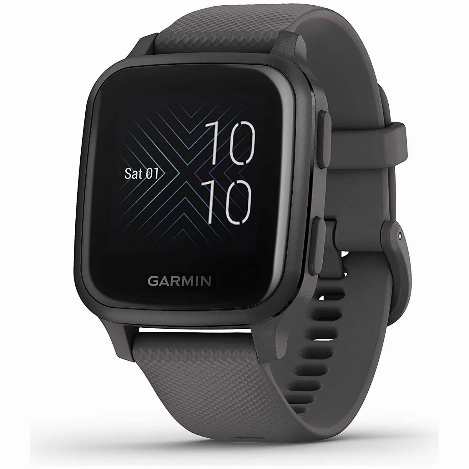 Garmin Venu Sq GPS Smartwatch with All-day Health Monitoring and Fitness Features, Built-in Sports Apps and More, Shadow Grey with Slate Bezel