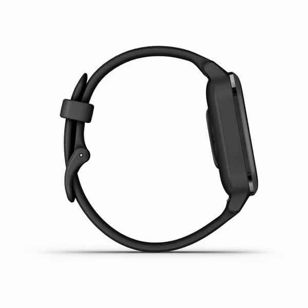 Garmin Venu Sq Music Edition Slate Aluminium Bezel with Black Case and Silicone Band