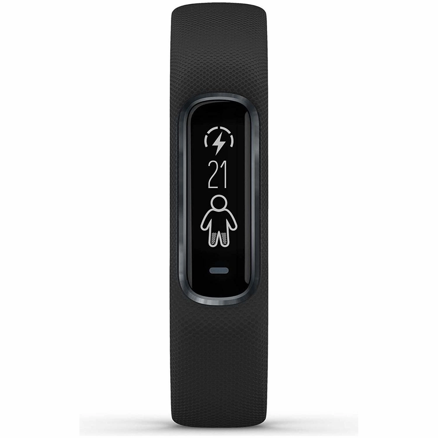 Garmin Vivosmart 4 Smart Activity Tracker with Wrist-Based Heart Rate and Fitness Monitoring Tools - Black (Small/Medium)