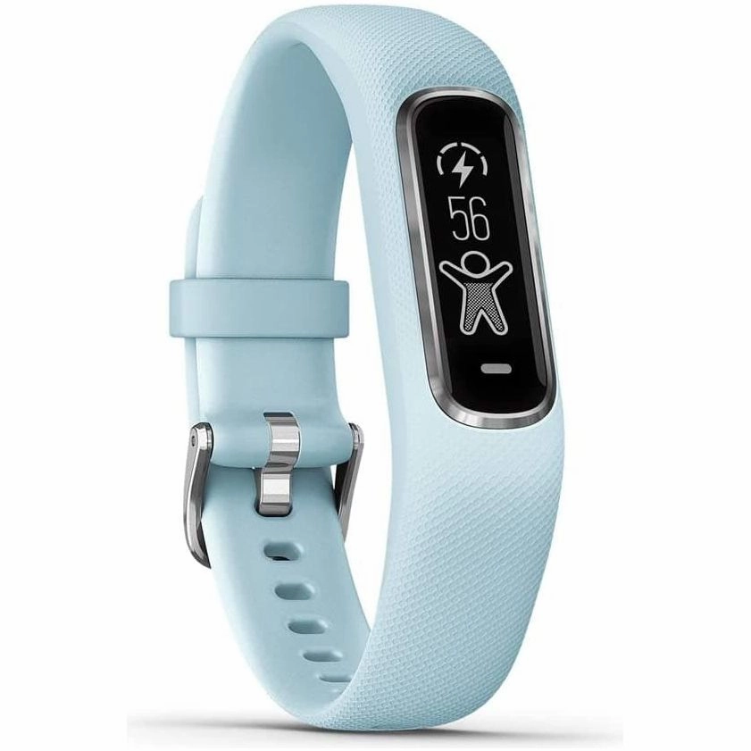 Garmin Vivosmart 4 Smart Activity Tracker with Wrist-Based Heart Rate and Fitness Monitoring Tools, Azure Blue