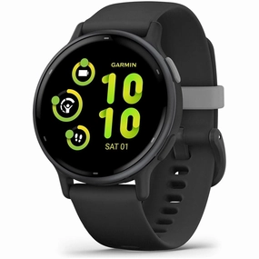 Garmin vvoactive 5 AMOLED GPS Smartwatch - Slate Aluminium Bezel with Black Case and Silicone Band xbox controllers, xbox headset wireless, xbox series games