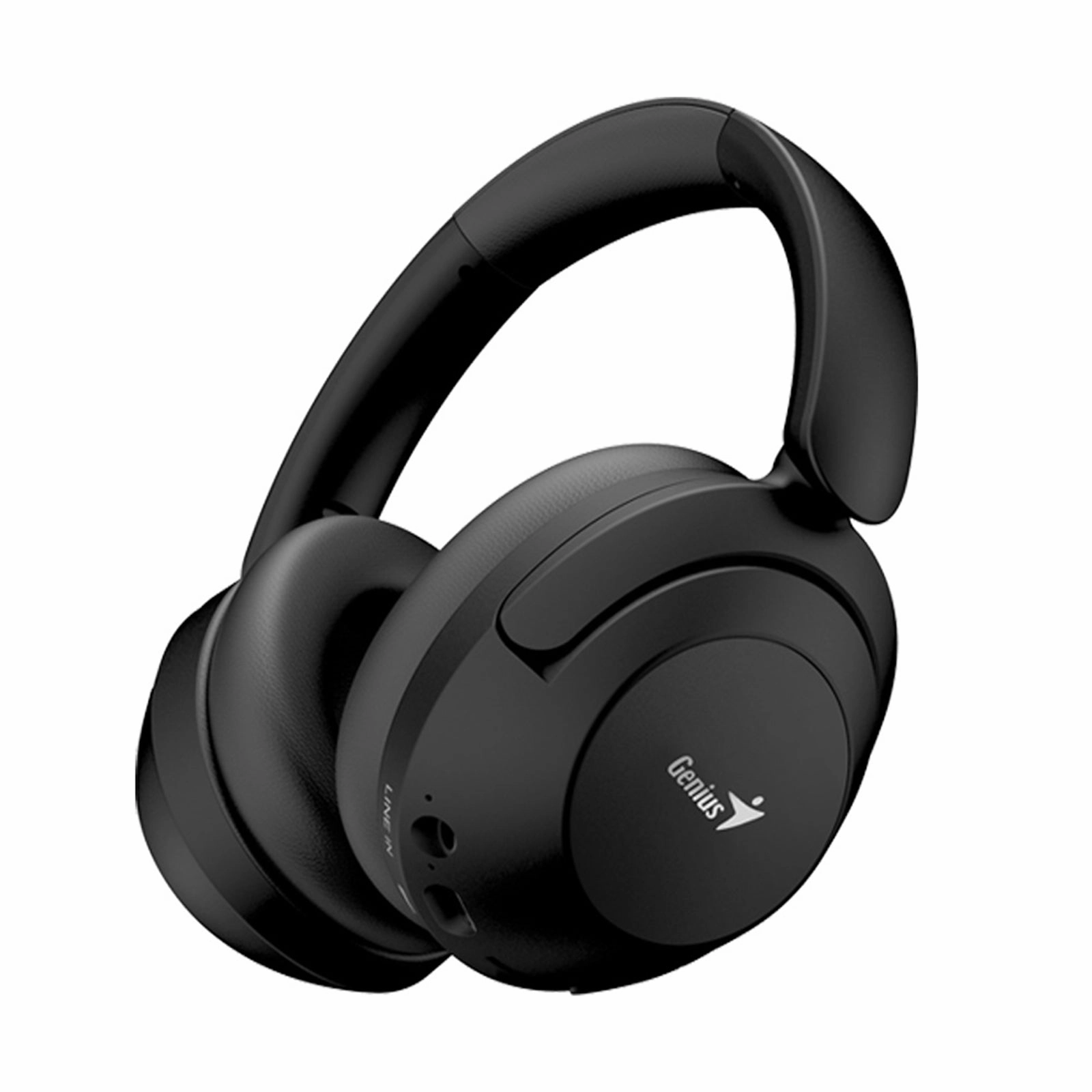 Genius HS-810BT Foldable Bluetooth 5.3 Headset  USB-C Fast Charging, Black
