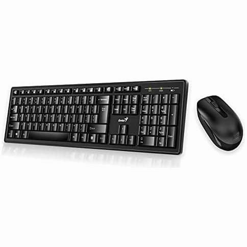 Genius Smart KM-8200 Wireless Keyboard and Mouse Combo - Black