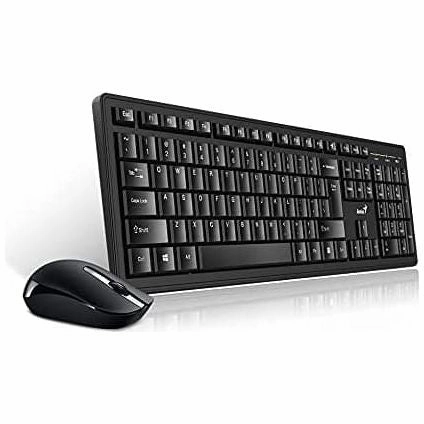 Genius Smart KM-8200 Wireless Keyboard and Mouse Combo - Black