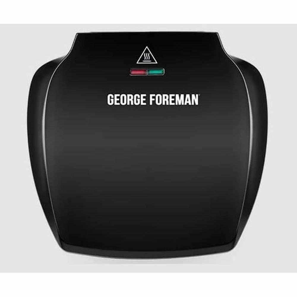 George Foreman Family 5-Portion(510 sq cm plate) Grill 23420 - Black