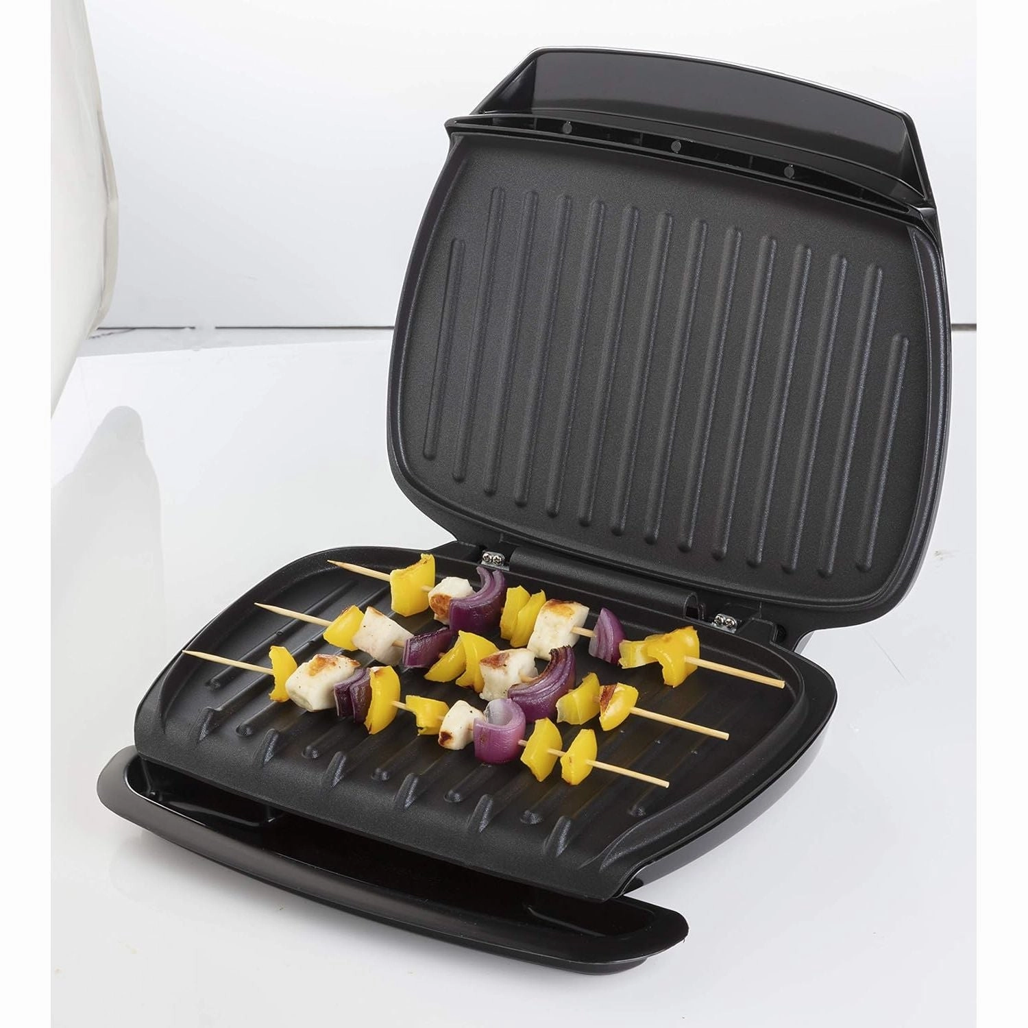 George Foreman Family 5-Portion(510 sq cm plate) Grill 23420 - Black