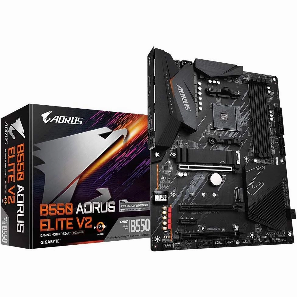 Gigabyte B550 Aorus Elite V2 ATX AM4 Motherboard desktop computers, gaming desktop pc, all in one desktop deals
