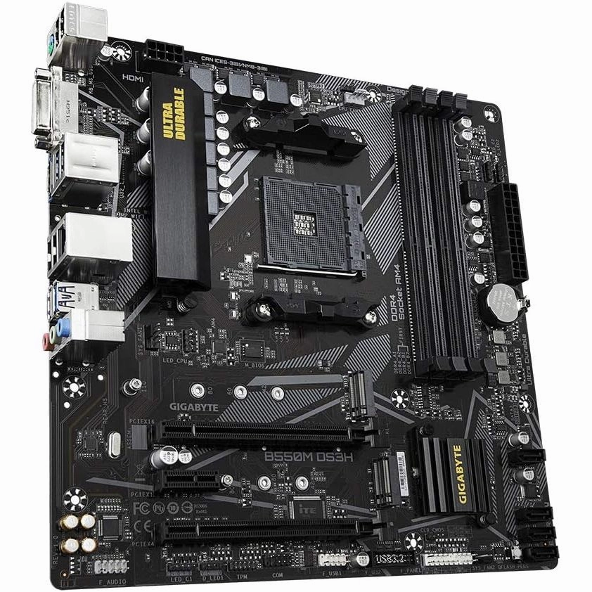 Gigabyte B550M DS3H Motherboard High-Performance AM4 Platform for AMD Ryzen