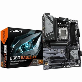 Gigabyte B650 EAGLE AX Motherboard for AMD Ryzen 7000, 12 2 2 VRM, DDR5 7600MHz OC, PCIe 5.0/4.0 M.2, Wi-Fi 6E, GbE LAN, USB 3.2 Gen2 computing devices, pc accessories, cheap computer online