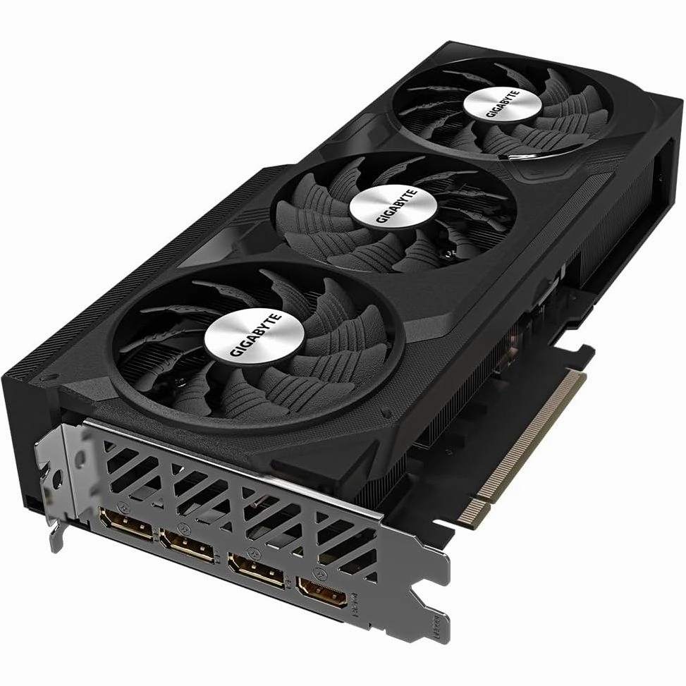 Gigabyte GeForce RTX 4070 WINDFORCE OC V2 12G Graphics Card C 12GB GDDR6, 192-bit, PCI-E 4.0, 2490MHz Core Clock, 3 x DisplayPort 1.4a, 1 x HDMI 2.1a, NVIDIA DLSS 3, GV-N4070WF3OCV2-12GD
