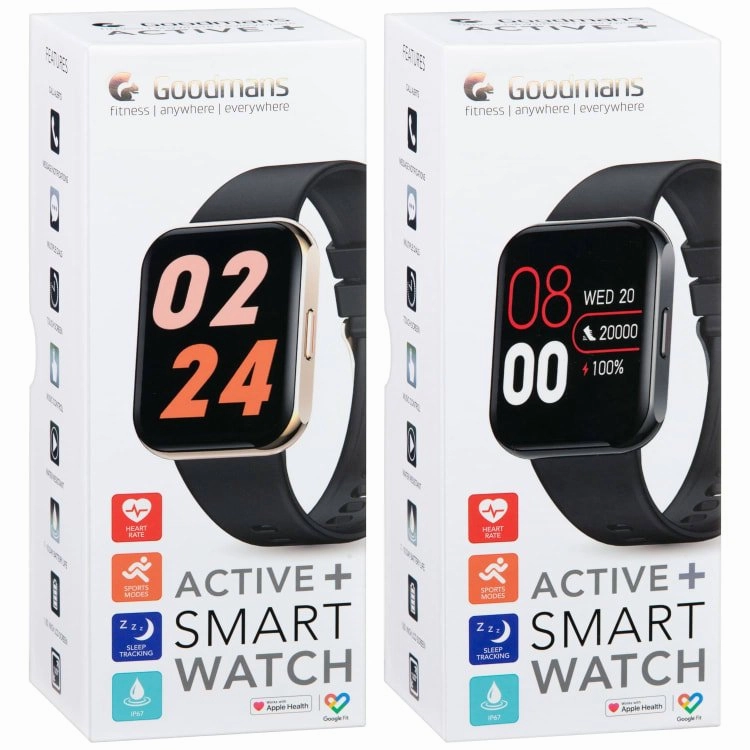 Goodmans Active Fitness Tracker Smart Watch - Black