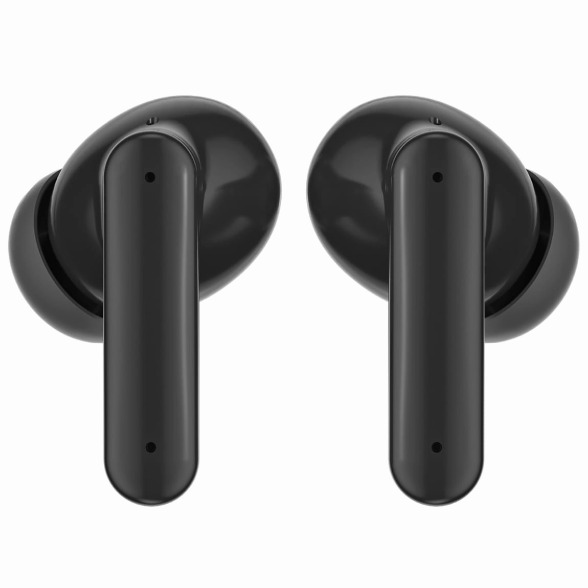 Goodmans True Wireless lED Metallic Earphones ENC Clearcalls with 4 Mics - Black earbuds and headphones, true wireless earbuds, noise cancelling earbuds
