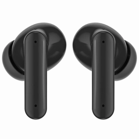 Goodmans True Wireless lED Metallic Earphones ENC Clearcalls with 4 Mics - Black earbuds and headphones, true wireless earbuds, noise cancelling earbuds