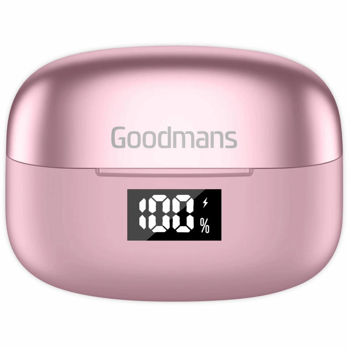 Goodmans True Wireless lED Metallic Earphones ENC Clearcalls with 4 Mics - Rose Gold
