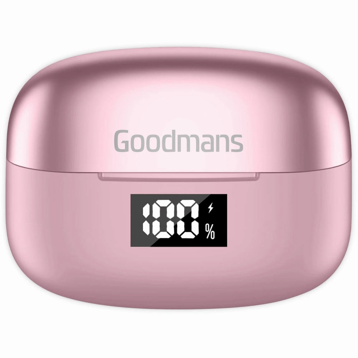 Goodmans True Wireless lED Metallic Earphones ENC Clearcalls with 4 Mics - Rose Gold