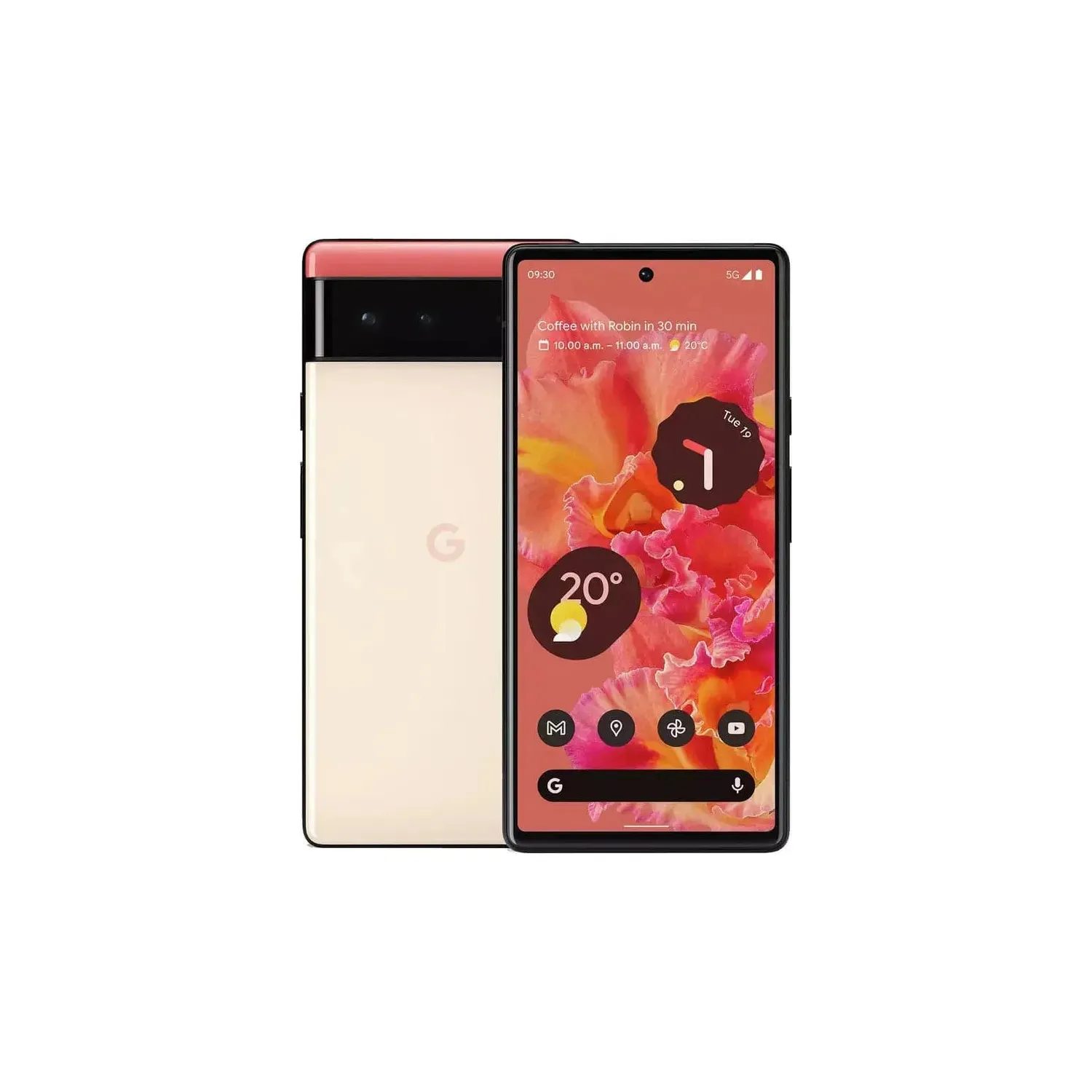Google Pixel 6 128GB Kinda Coral Sim-Free Unlocked Mobile Phone